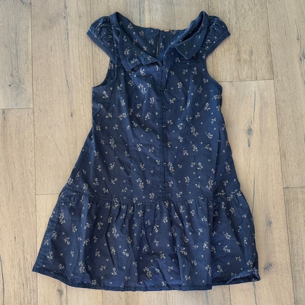 Free people navy floral dress